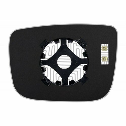 Зеркальный элемент правый с обогревом для Vovlo XC60 I(1) поколение и его рестайлинг 2008 2009 2010 2011 2012 2013 2014 2015 2016 2017 года выпуска.