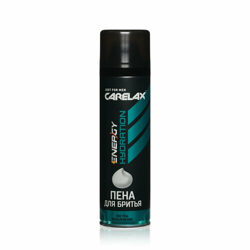 Пена для бритья мужская Carelax Energy Hydration 200 мл пена для бритья intesa pour homme shaving foam moisturizer avocado oil 300 мл