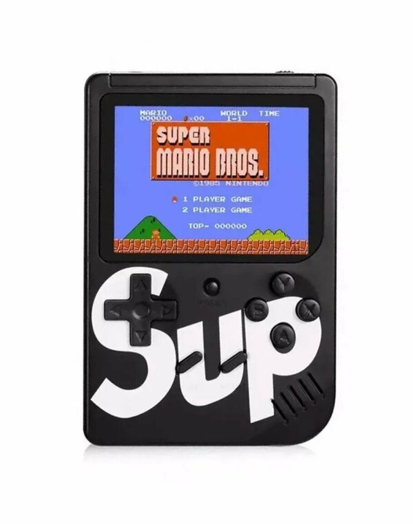 Портативная игровая приставка SUP GAME BOX PLUS 400 в 1 8 bit Black