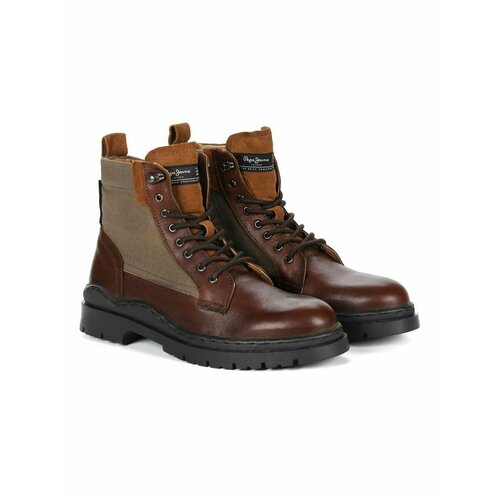 фото Ботинки pepe jeans, размер 40 eu, коричневый