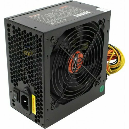 Блок питания 450W ExeGate 450PPE, ATX, PC, black, APFC, 12cm, 24p+(4+4)p, PCI-E, 3*IDE, 5*SATA, FDD + кабель 220V в комплекте