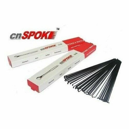 Набор из 36-ти спиц CN SPOKE STD 14 2.0 x 232 мм, без ниппелей, нержавеющая сталь, черный