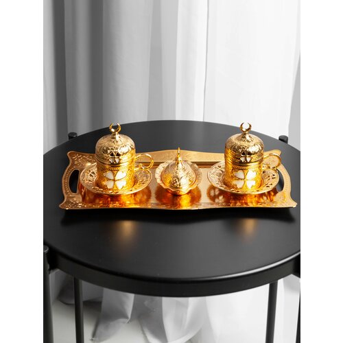 Кофейный набор золото на 2 персоны