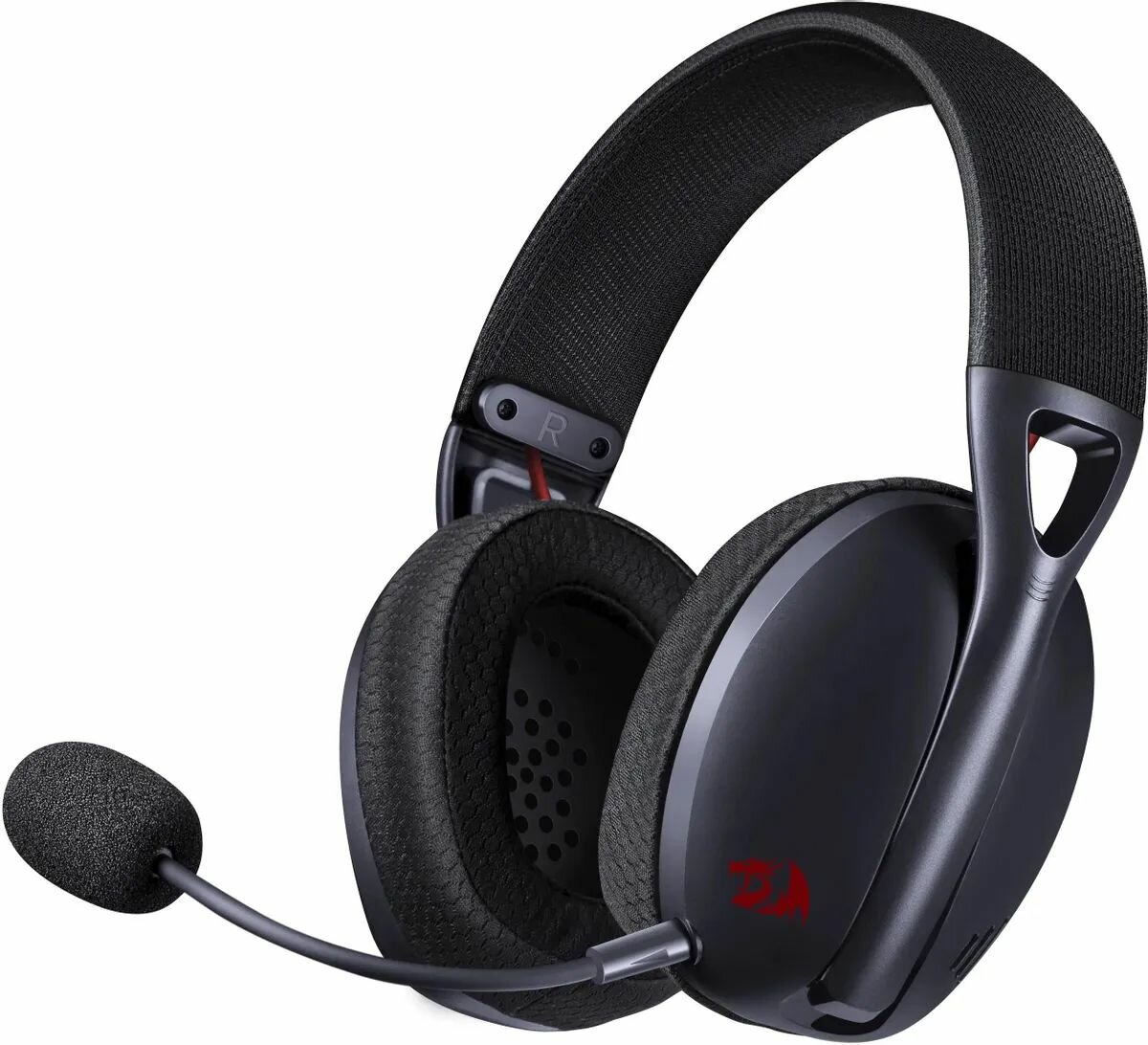 Наушники Redragon Ire Pro игровые, беспроводные, с микрофоном, Bluetooth, USB, подсветка, черный — фото 14