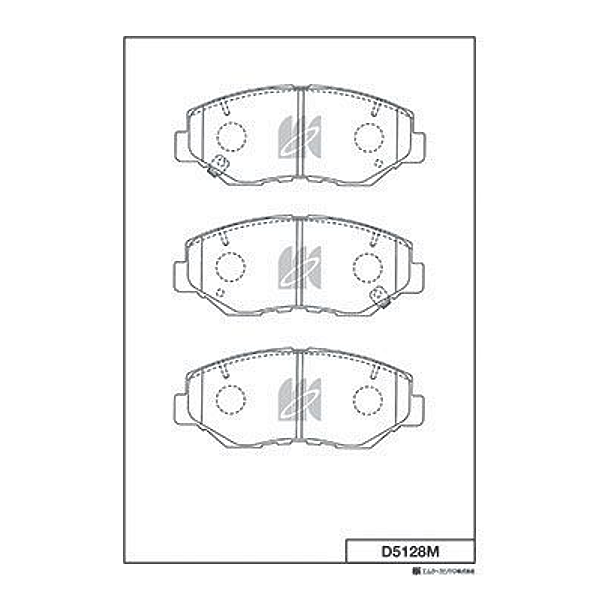 MK KASHIYAMA d5128mh (D5128M_MK) колодки тормозные дисковые + противоскрипные пластины honda