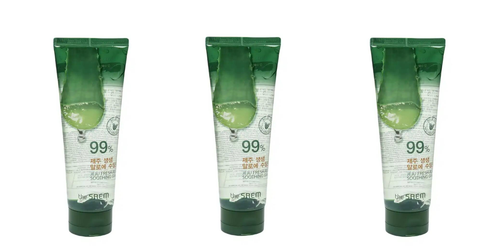 The Saem Гель с алоэ универсальный увлажняющий Jeju Fresh Aloe Soothing Gel 99, 3 шт