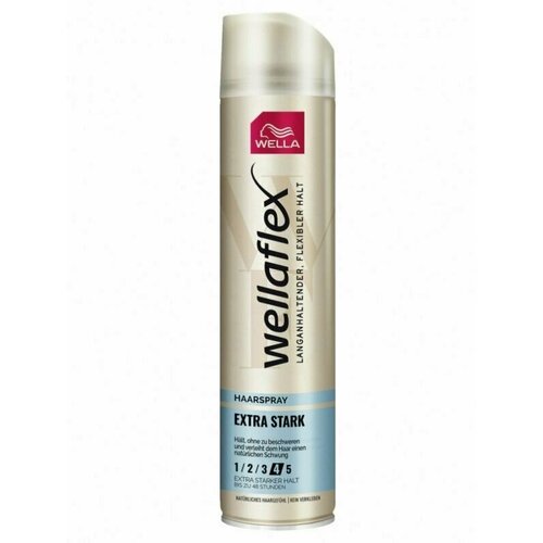 лак для волос wellaflex extra stark сверхсильный эсф 4 250 мл Wella Лак для волос Wellaflex Extra Stark/Экстрасильная фиксация-4