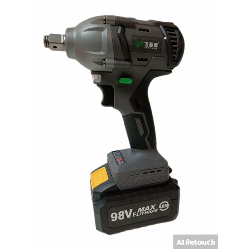 Гайковерт аккумуляторный бесщеточный ударный 380Нм 2 АКБ LI-ION 4 Ач головка 22мм 628600₽