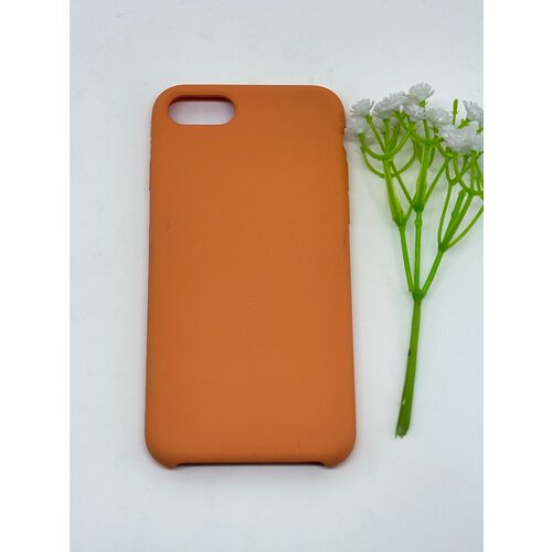 фото Чехол aiwo silicone №13, для iphone 7, 8, персиковый, термопластичный полиуретан, soft-touch