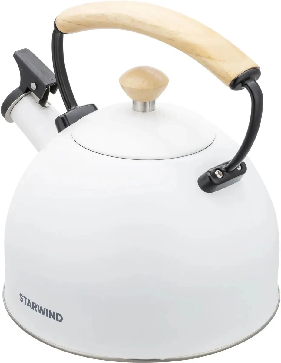 Чайник для плиты Starwind Chef Country 2.5л белый (SW-CH1712)