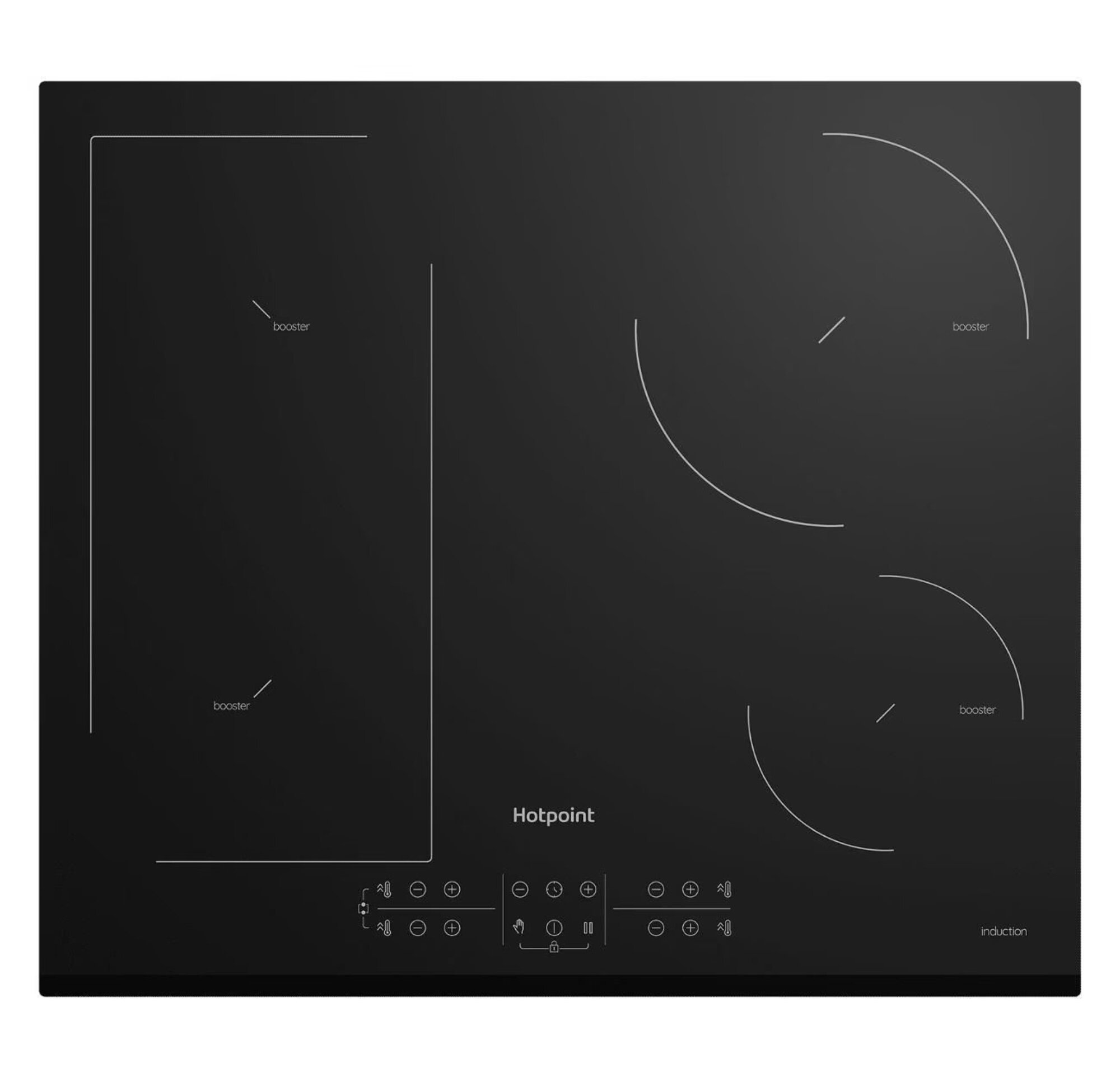 Индукционная варочная поверхность Hotpoint HB 1560B BF