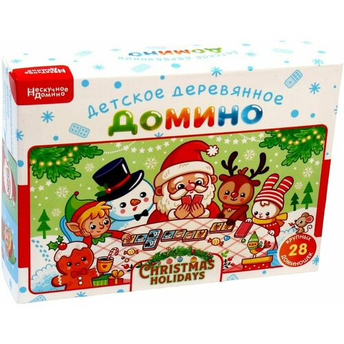 Домино деревянное детское 