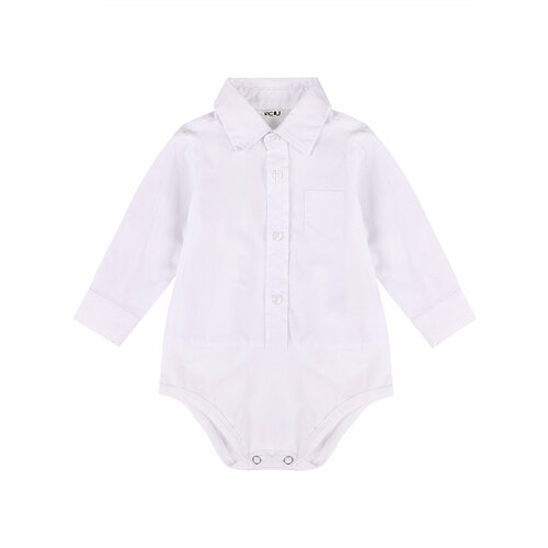 Рубашка Y-CLU', размер 74, белый боди pabbuc baby wear размер 74 белый