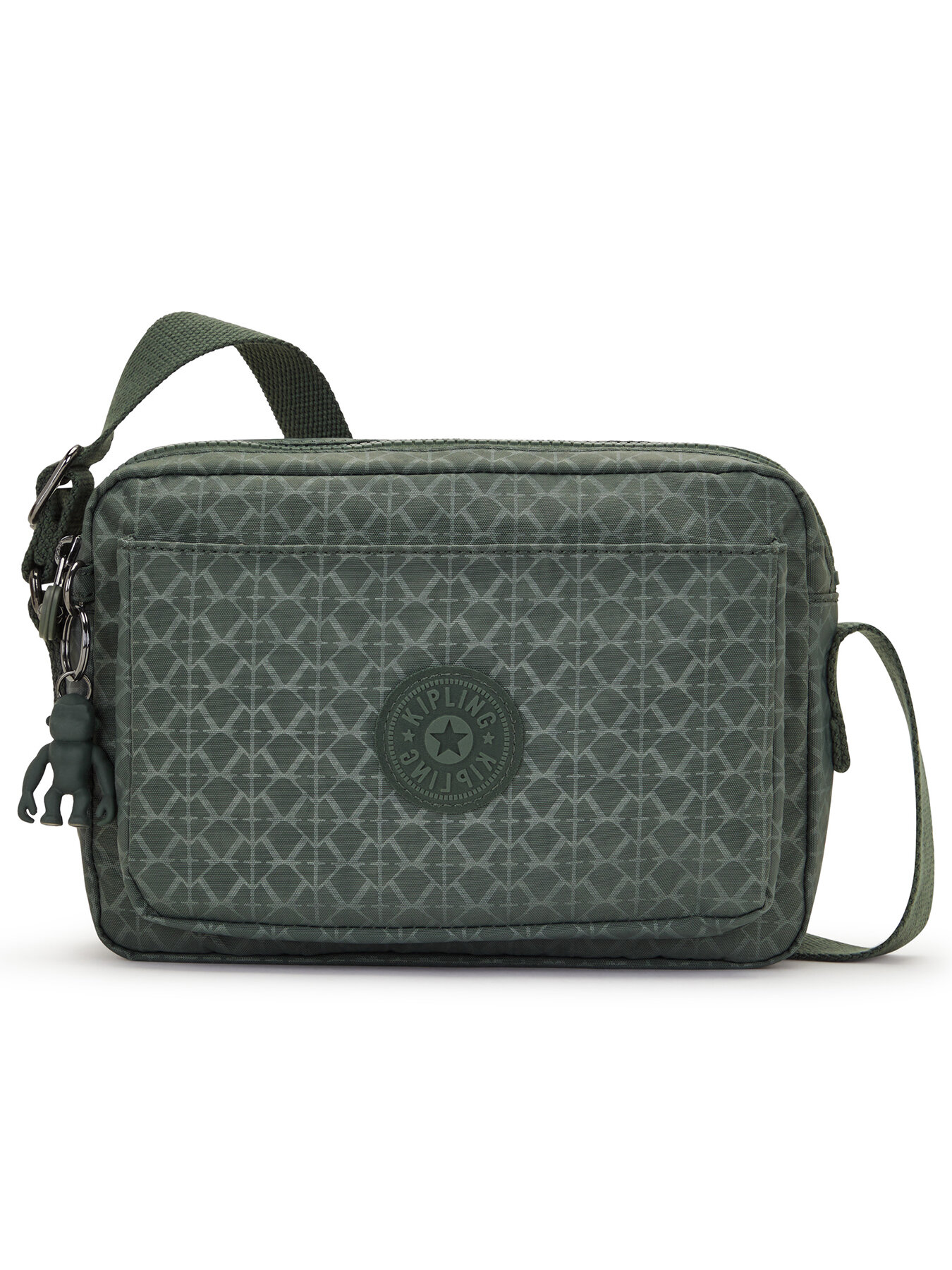 фото Сумка кросс-боди Kipling KI6831F6C Abanu M Medium Crossbody *F6C Sign Green Emb