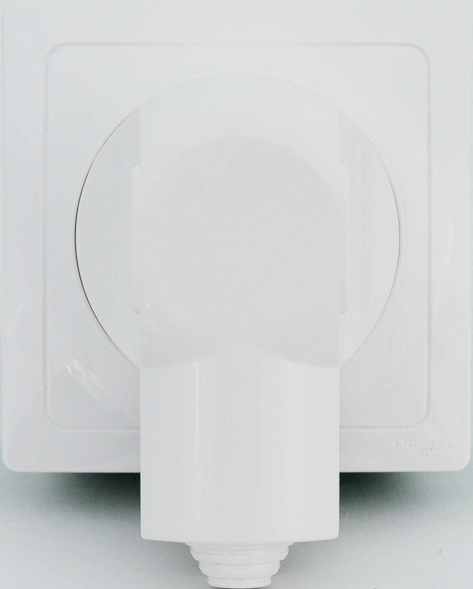 Комплект силовой встраиваемый Schneider Electric W59 розетка, вилка, монтажная коробка, цвет белый - фото №1