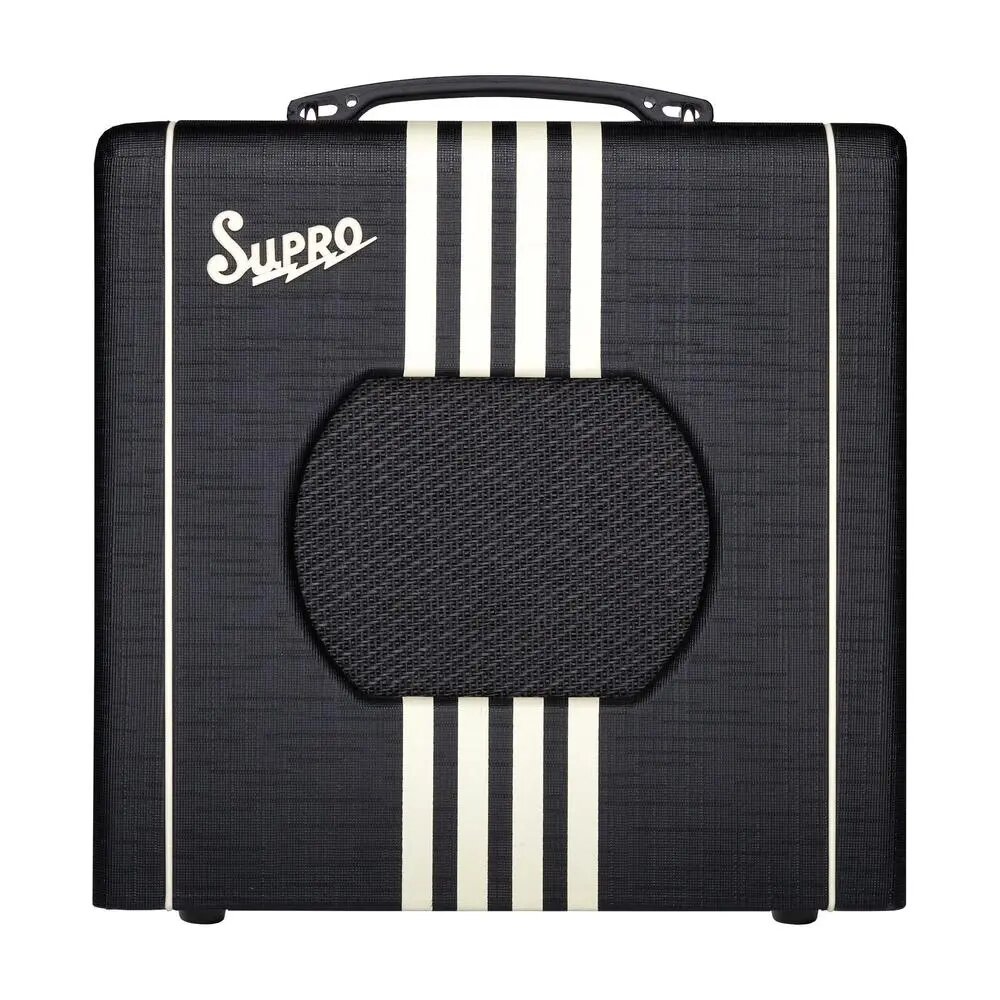 Ламповый комбоусилитель для электрогитары Supro Delta King 8 Black & Cream 1x8 1W, Supro (Супро)