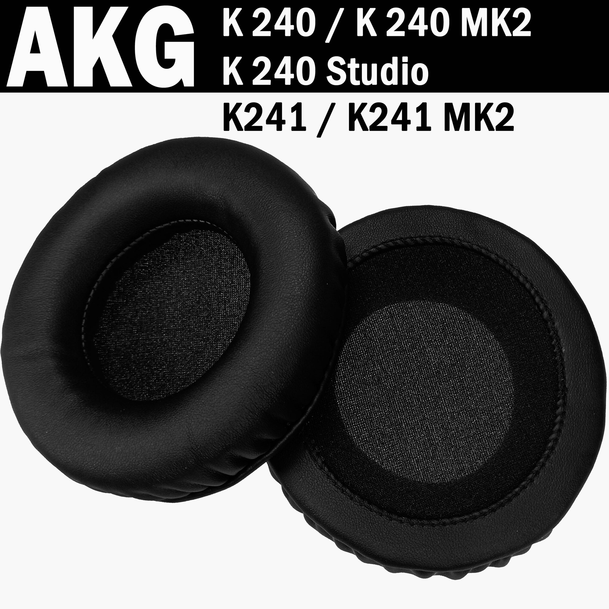 Амбушюры для наушников AKG K240, K240 Studio, K240 MK2, K241, K241 MK2 (диаметр 100 мм)