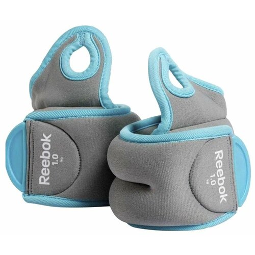 Утяжелители на запястья Reebok бирюзово-серые 1 кг Reebok 150 250 30 Бирюзово-серый 1935₽