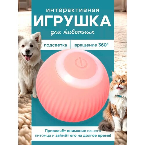 Игрушка-мяч для кошек и собак интерактивный