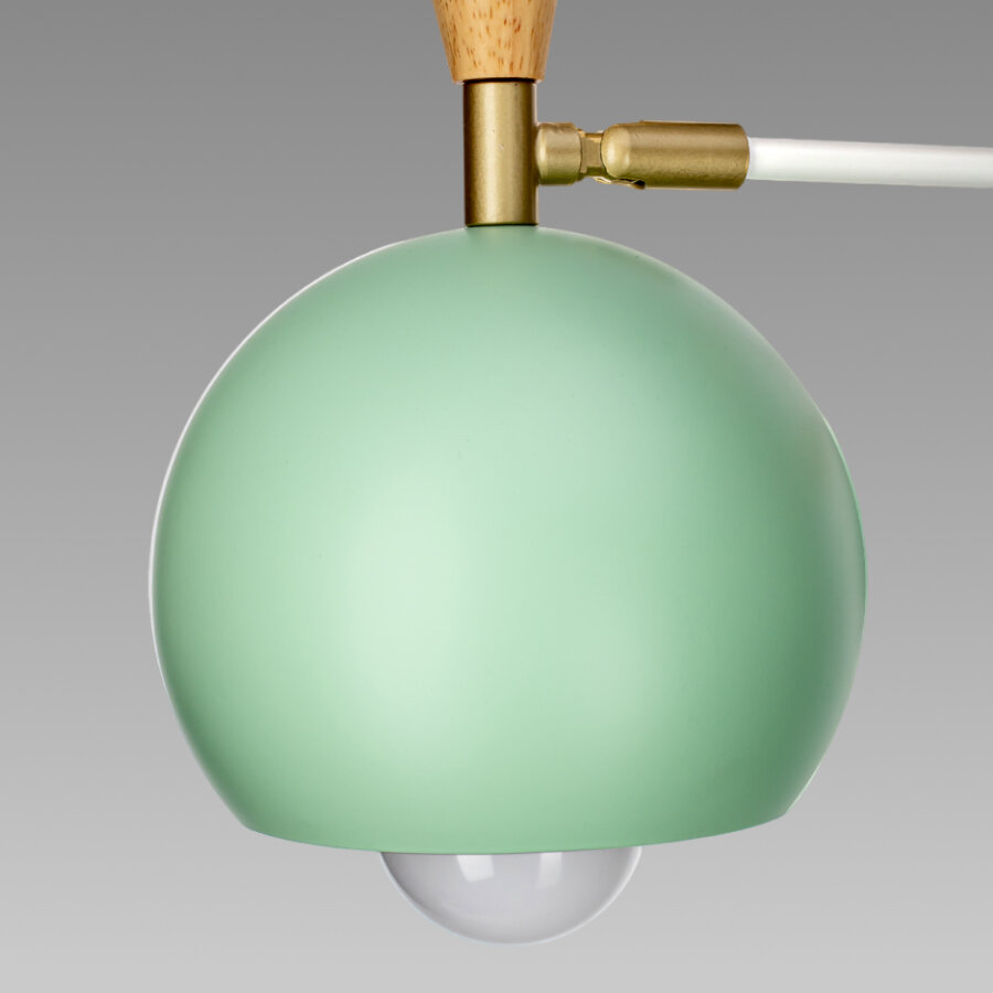 Люстра потолочная Morila, 3 лампы, цвет зеленый Lamplandia - фото №19