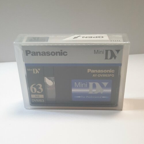 Цифровая видео кассета Panasonic mini DV AY-DVM63PQ For professional 1750₽