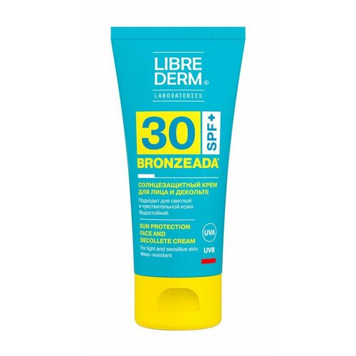 Cолнцезащитный крем для лица и зоны декольте Bronzeada Sun Protection Face and Decollete Cream SPF 30 50 мл 2494₽