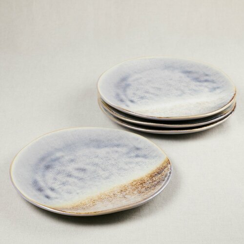 Набор тарелок, десертные, плоские, для сервировки, 22 см. 4 шт.