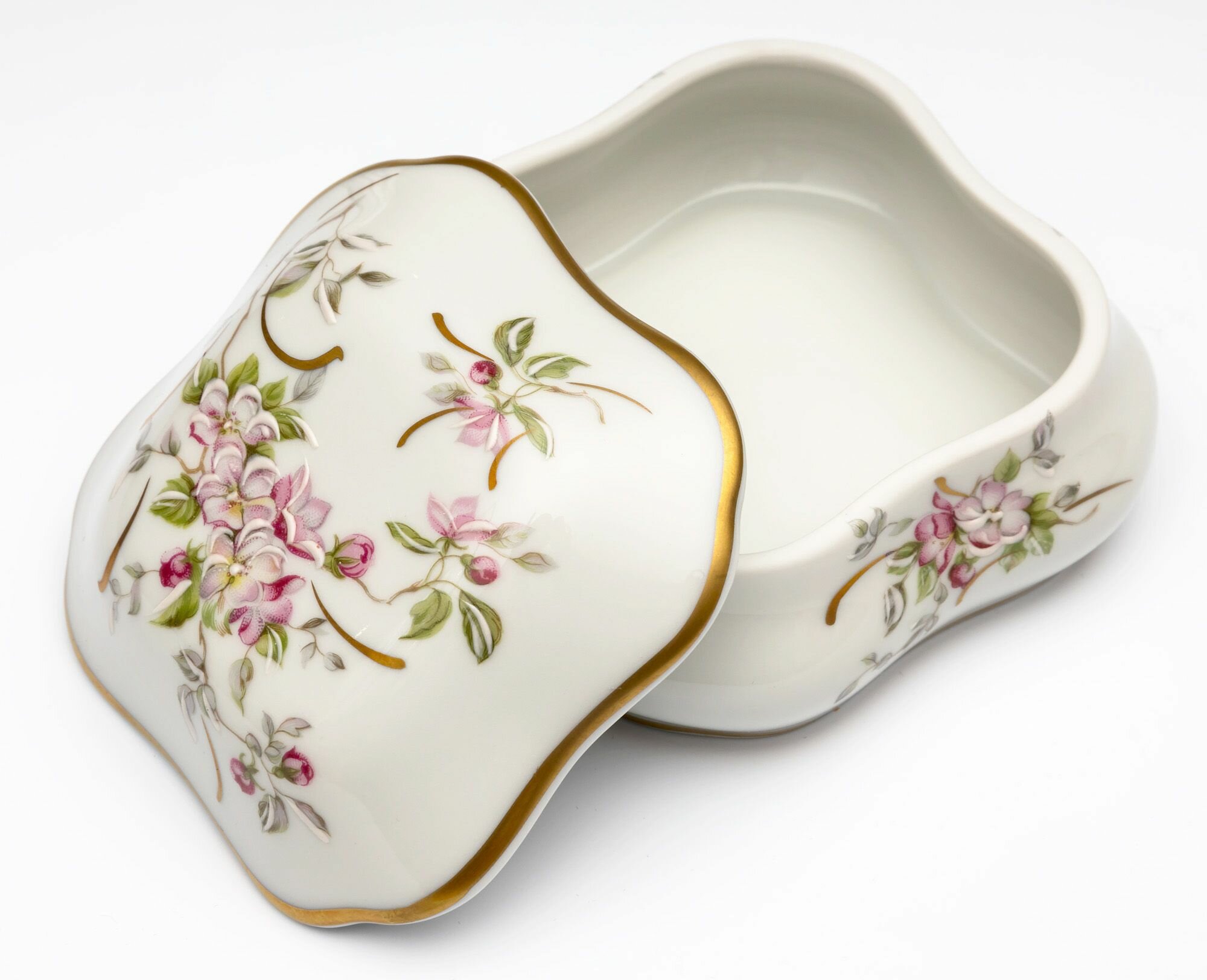 фото Шкатулка Cre Art NADEGE 10х5, лиможский фарфор