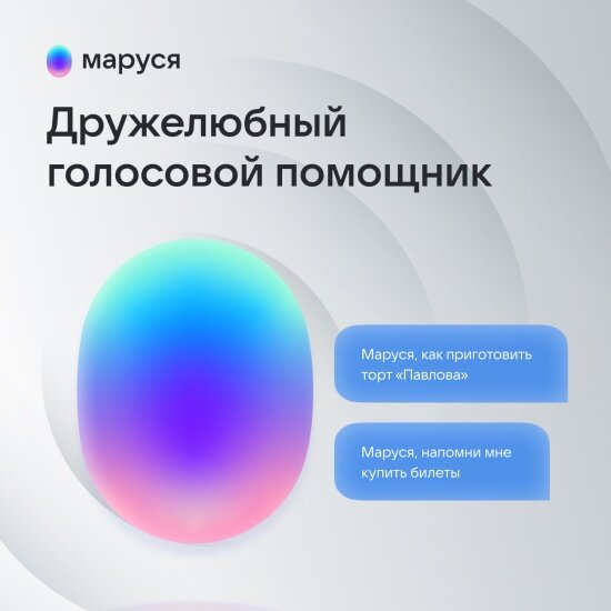 Умная колонка VK Капсула Мини с голосовым помощником Марусей, терракотовый — фото 1