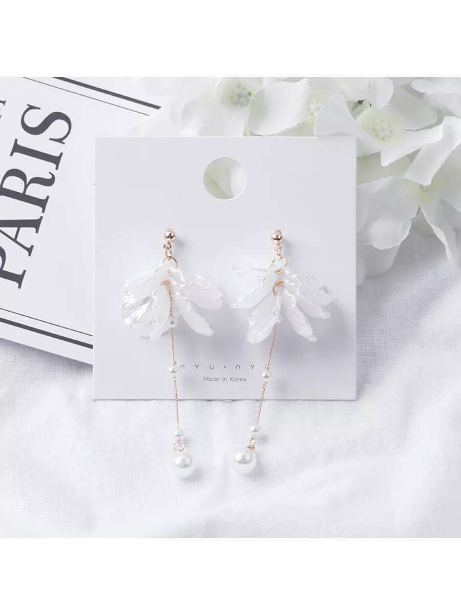 Серьги be self true, жемчуг имитация