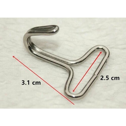 Крючки металлические для тентов, шатров, куполов зонтов, мебели (фасовка 10 шт)