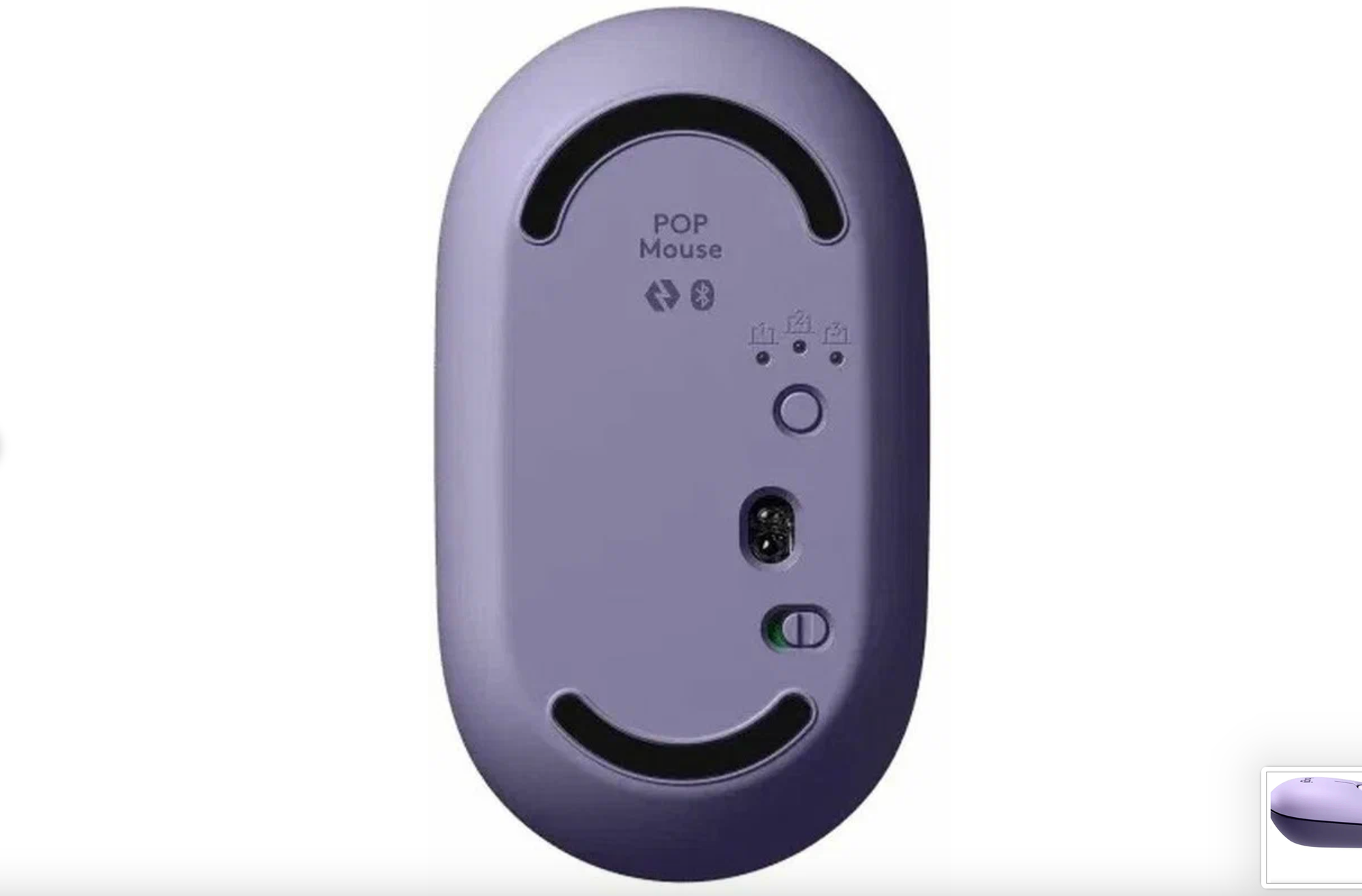 Беспроводная компактная мышь Logitech Pebble M350, фиолетовый — фото 1