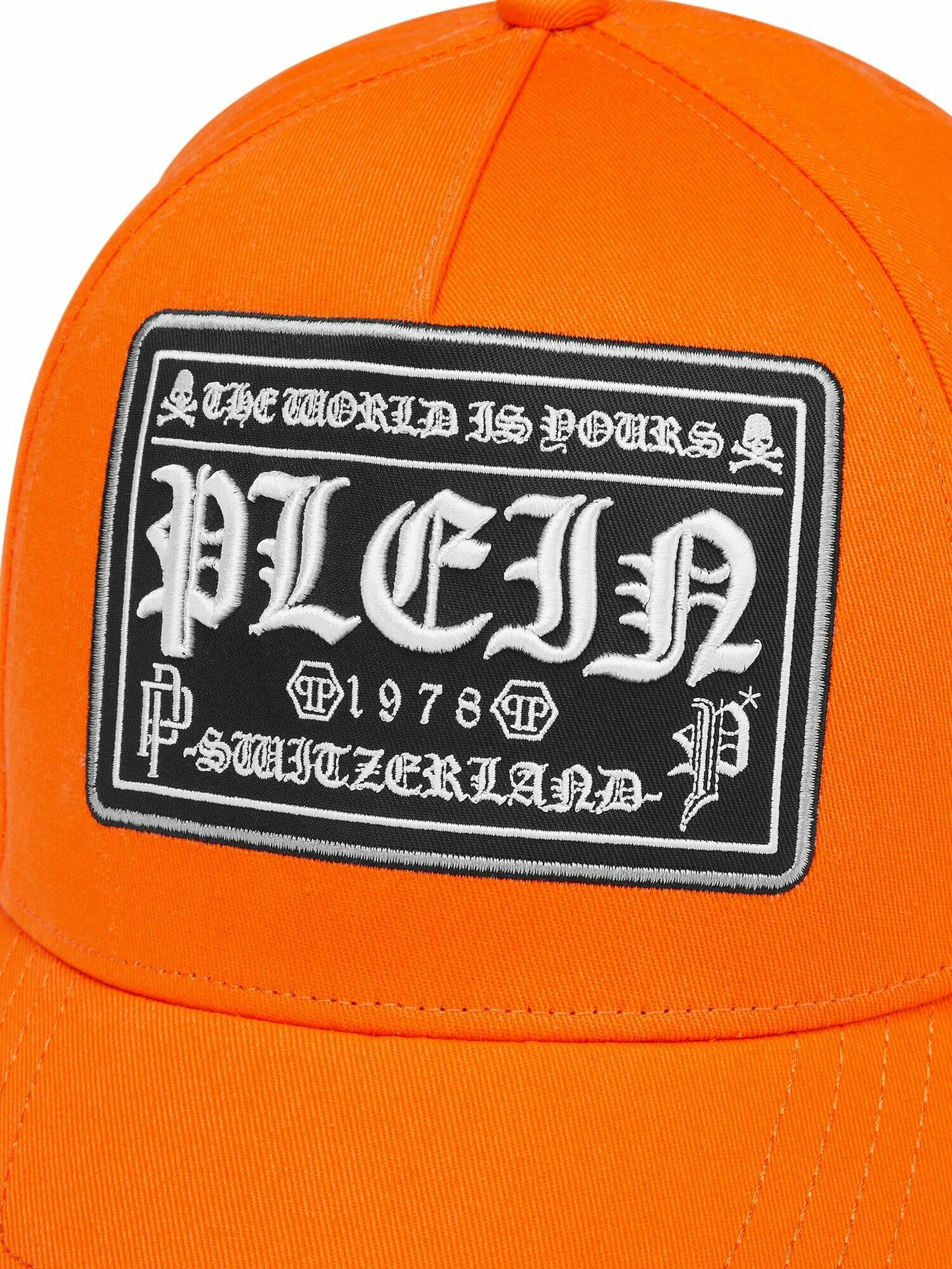 Бейсболка PHILIPP PLEIN для взрослых и детей, размер OneSize, оранжевый — фото 1