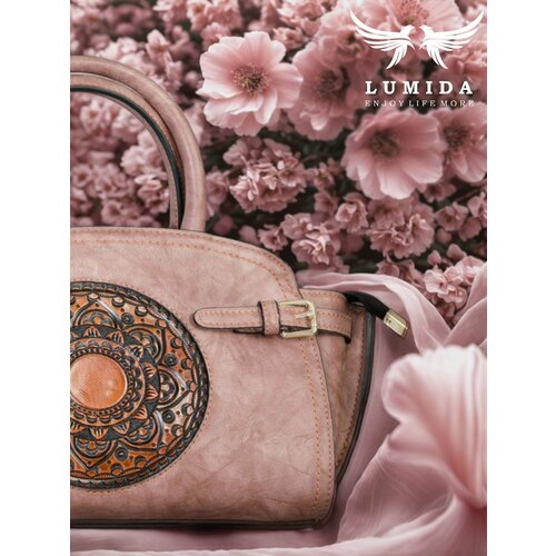 Сумка багет LUMIDA, розовый