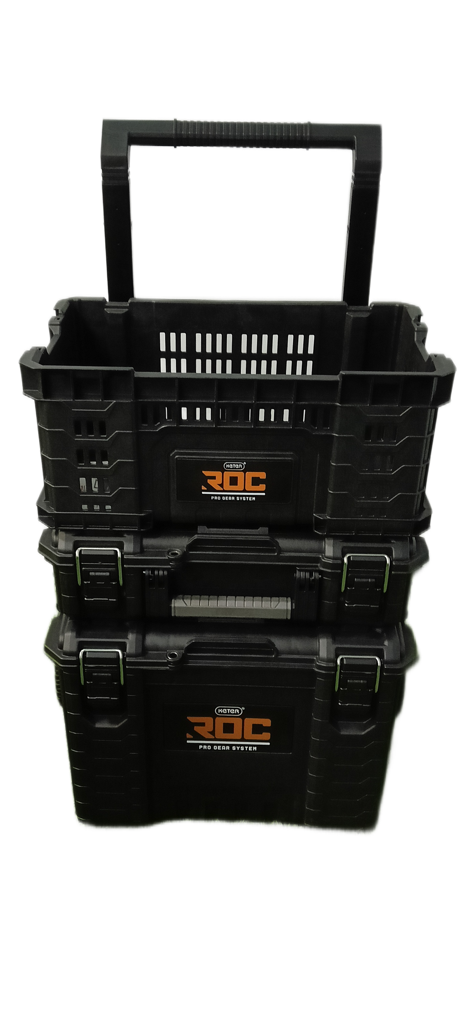 Модульная система KETER RocProGearCrate 3 ящика тележка пластик IP65