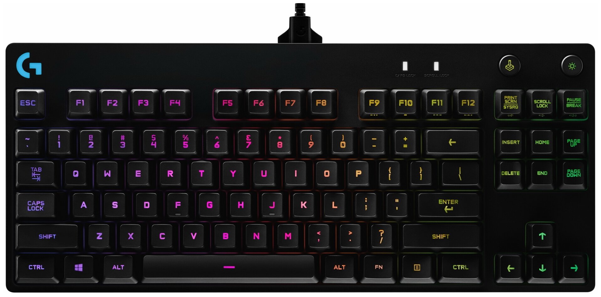 Игровая клавиатура Logitech G Gaming PRO Logitech GX Blue, black, русская (920-009393)