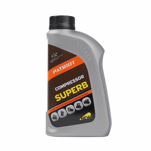 фото Масло для компрессоров patriot gtd 250/vg 100, 950 мл