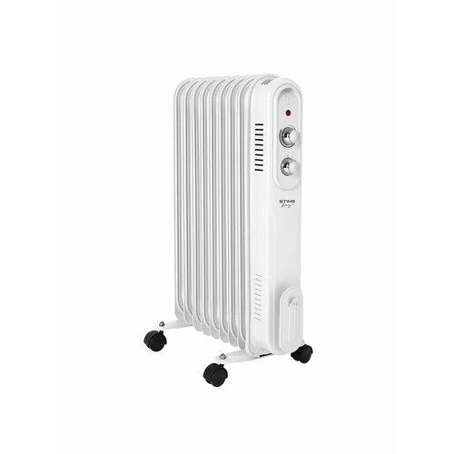 Масляный обогреватель STINGRAY ST-OH1003A 9 секций мощность 2500Вт белый 3787₽
