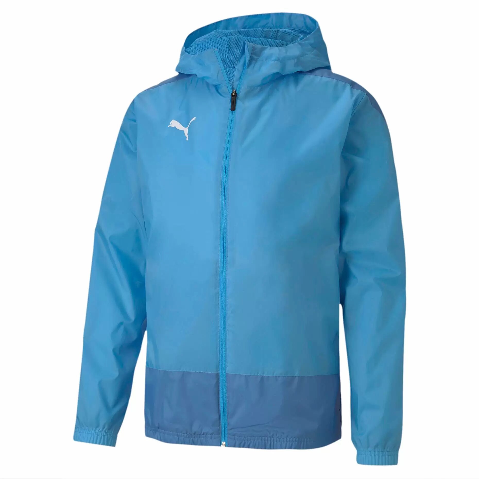 Куртка PUMA teamGOAL 23 Training Rain Jacket, размер L, голубой — фото 1