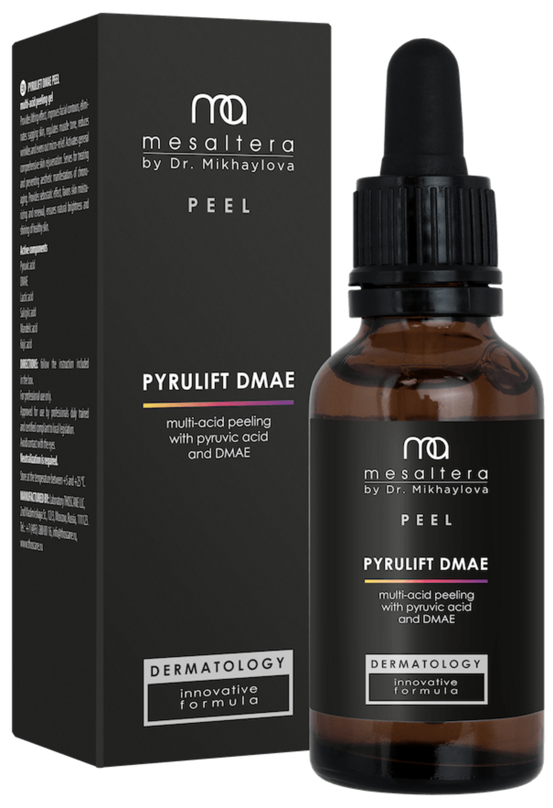 Mesaltera By Dr. Mikhaylova Мультикислотный пилинг с эффектом лифтинга Pyrulift Dmae Peel, 30 мл