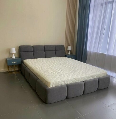 Изображение товара Кровать VIERO Анталия, разборная, мягкое изголовье, 160х200 см, с ортопедическим основанием и подъемным механизмом