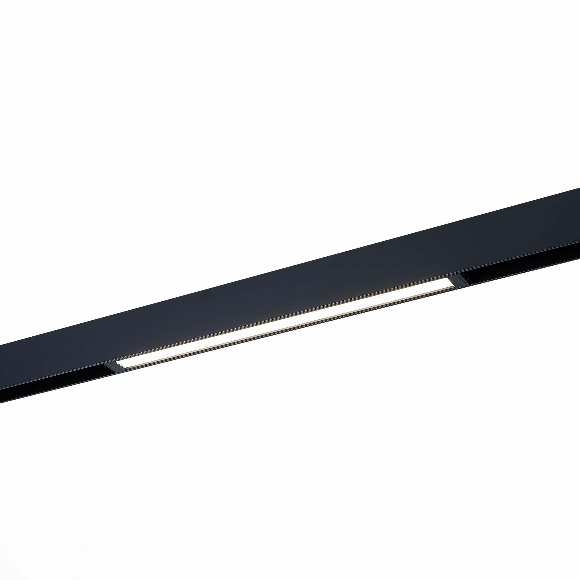 Трековый светильник ST LUCE цвет Черный коллекция SKYLINE 220 в стиле High-tech цоколь LED ламп 1х18W, ST657.436.18