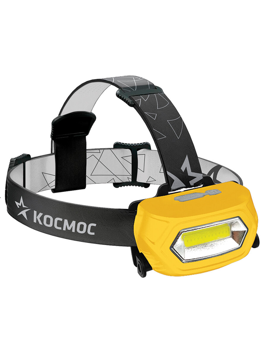 Аккумуляторный налобный фонарь космос Li-Po, 3W COB, зарядка KOC-LiPoH3WCOB