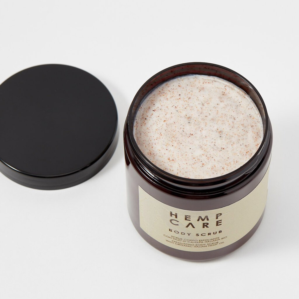HEMP CARE питательный скраб для тела с коноплянм маслом, 250 мл — фото 1