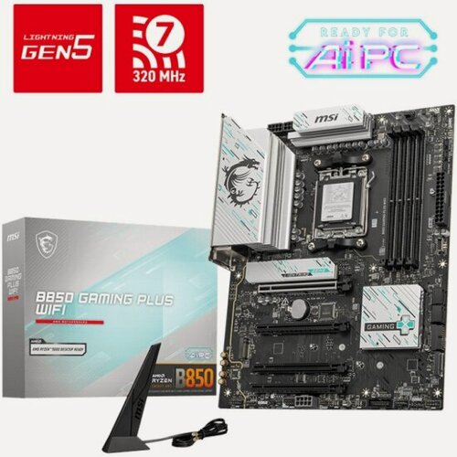 Изображение товара Материнская плата Msi B850 GAMING PLUS WIFI (AM5, ATX)