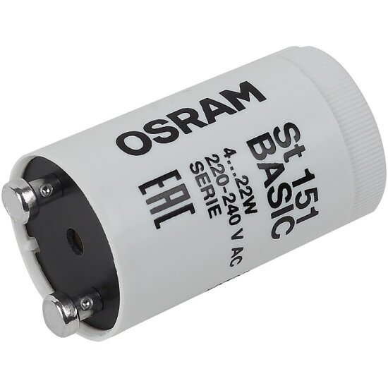 Стартер для люминесцентных ламп Ledvance-osram OSRAM / китай инд упак ST 151 4-22W 110-240V (25/1000)