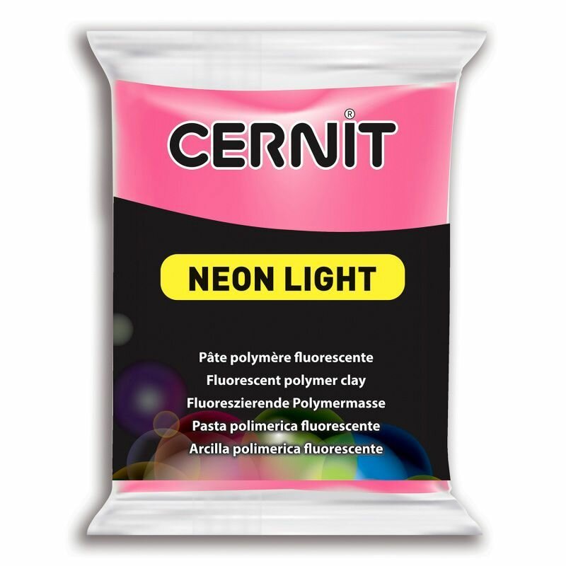 Полимерная глина EFCO "Cernit Neon", 56 г, цвет Фуксия неоновая