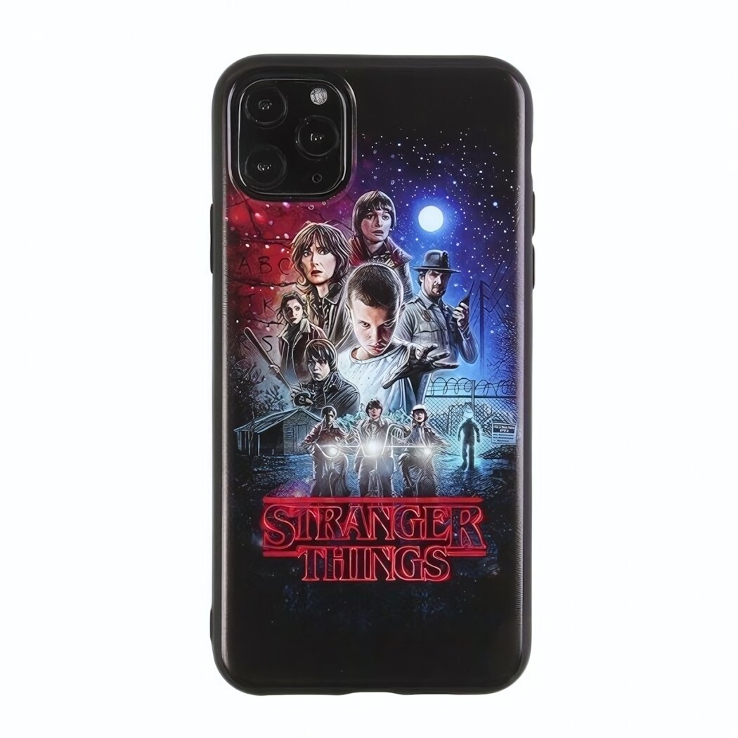 Чехол ТПУ Очень странные дела для iPhone X/XS, 012126