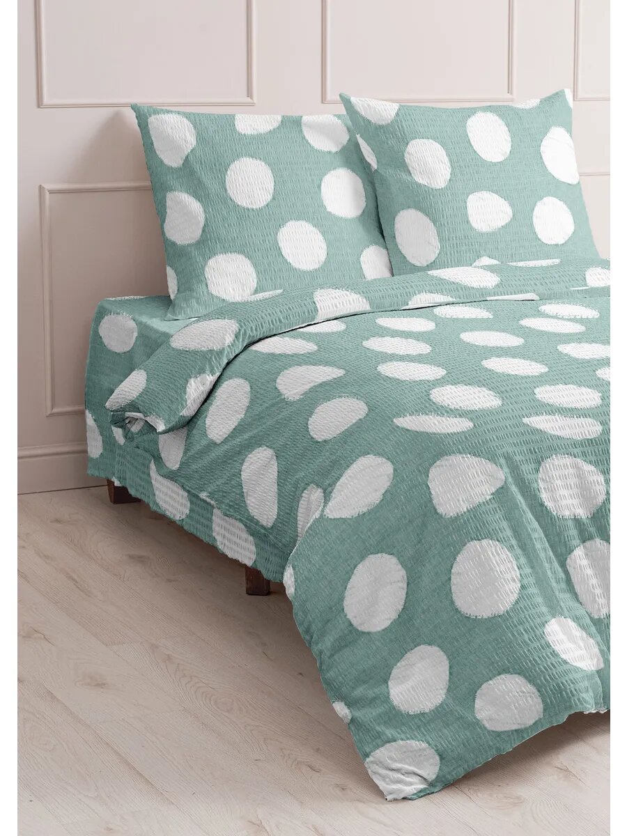 Постельное белье 1,5 гофре крепированная ткань