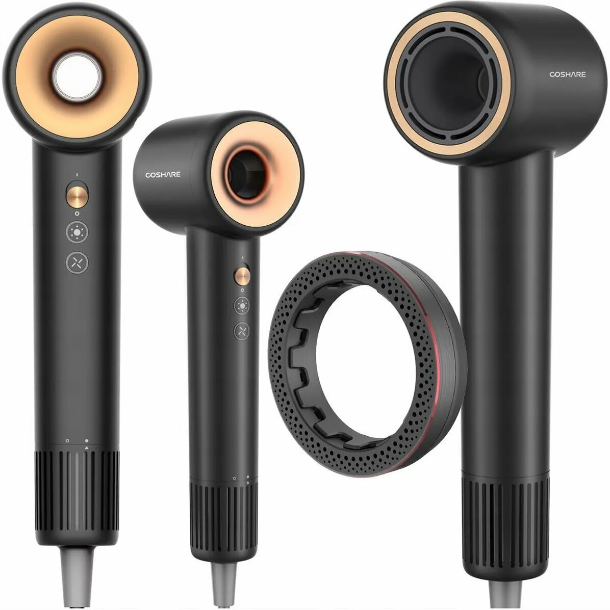 Фен Coshare SuperFlow1, черный — фото 1